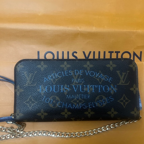 π₯π₯LOUIS VUITTON RARE collectors wallet w/ Chain π₯π₯ - Picture 10 of 14